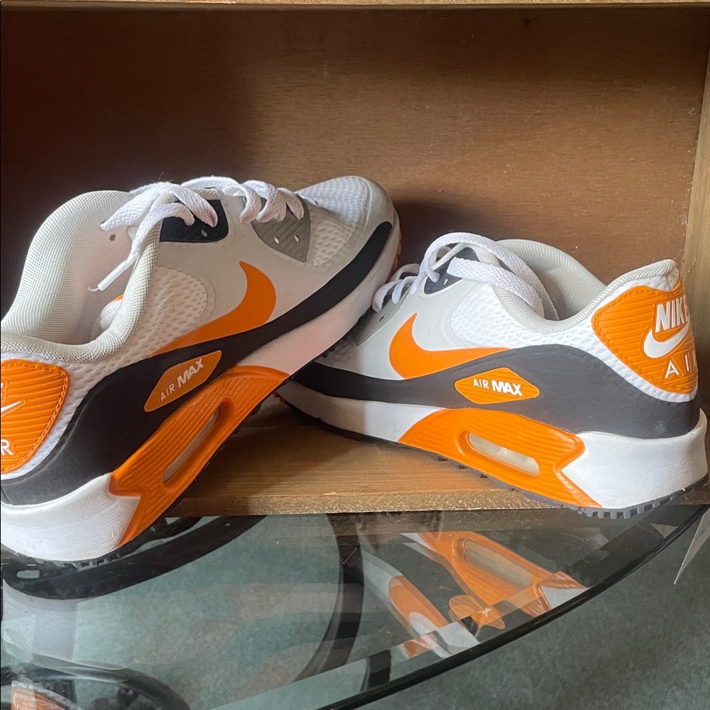 Nike TN Vols White and Orange Air Max Sneakers